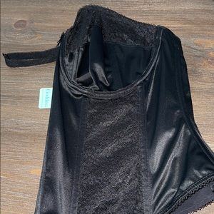 Goddess Longline bra Size 38G NWT Black